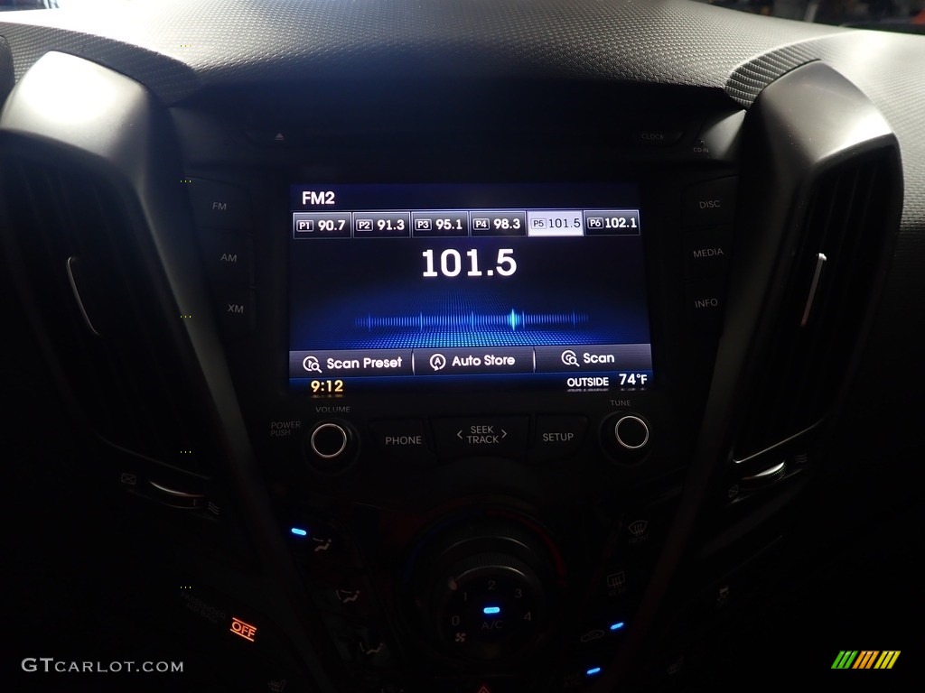 2013 Veloster Turbo - Boston Red / Black photo #25