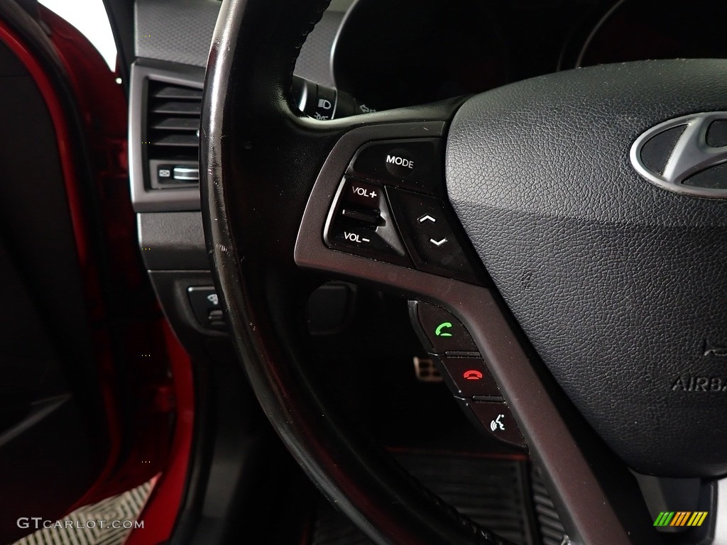 2013 Veloster Turbo - Boston Red / Black photo #28
