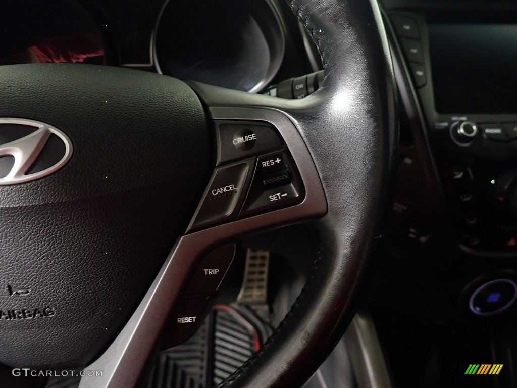 2013 Veloster Turbo - Boston Red / Black photo #29