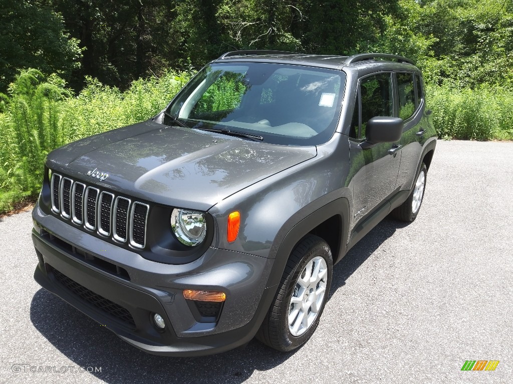 2022 Renegade Latitude 4x4 - Graphite Gray / Black photo #2