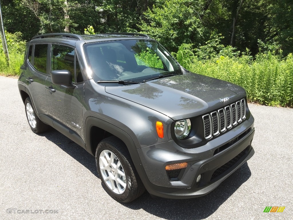2022 Renegade Latitude 4x4 - Graphite Gray / Black photo #4