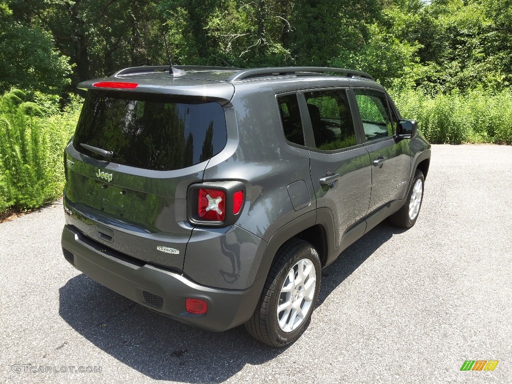 2022 Renegade Latitude 4x4 - Graphite Gray / Black photo #6