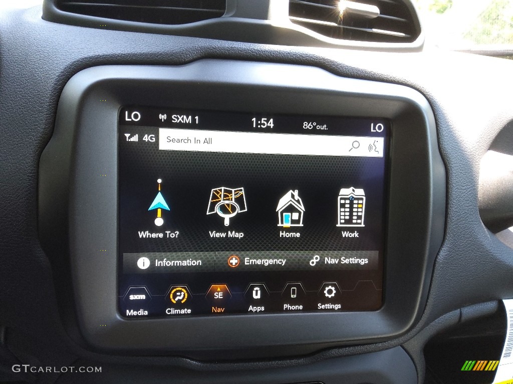 2022 Renegade Latitude 4x4 - Graphite Gray / Black photo #22