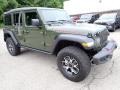 Sarge Green 2022 Jeep Wrangler Unlimited Rubicon 4x4 Exterior