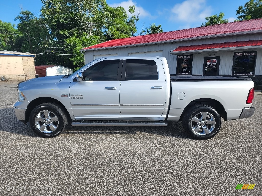 2014 1500 Big Horn Crew Cab 4x4 - Bright Silver Metallic / Black/Diesel Gray photo #1