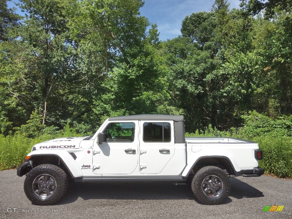 2022 Gladiator Rubicon 4x4 - Bright White / Black photo #1