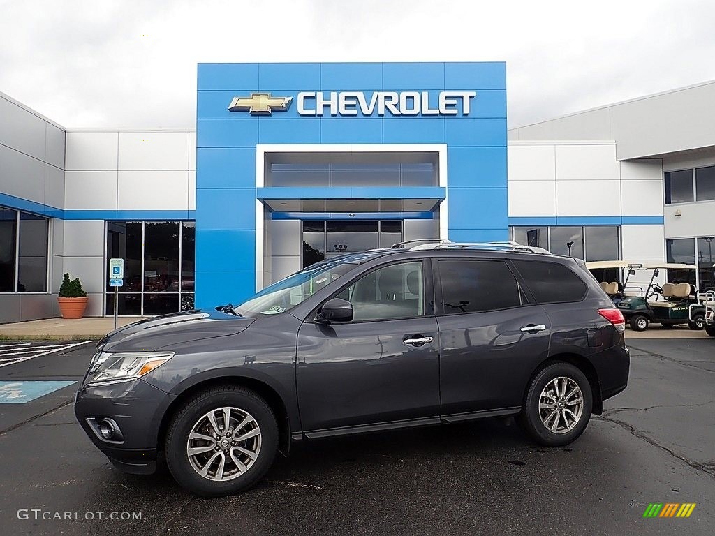 2014 Pathfinder SV AWD - Dark Slate / Charcoal photo #1