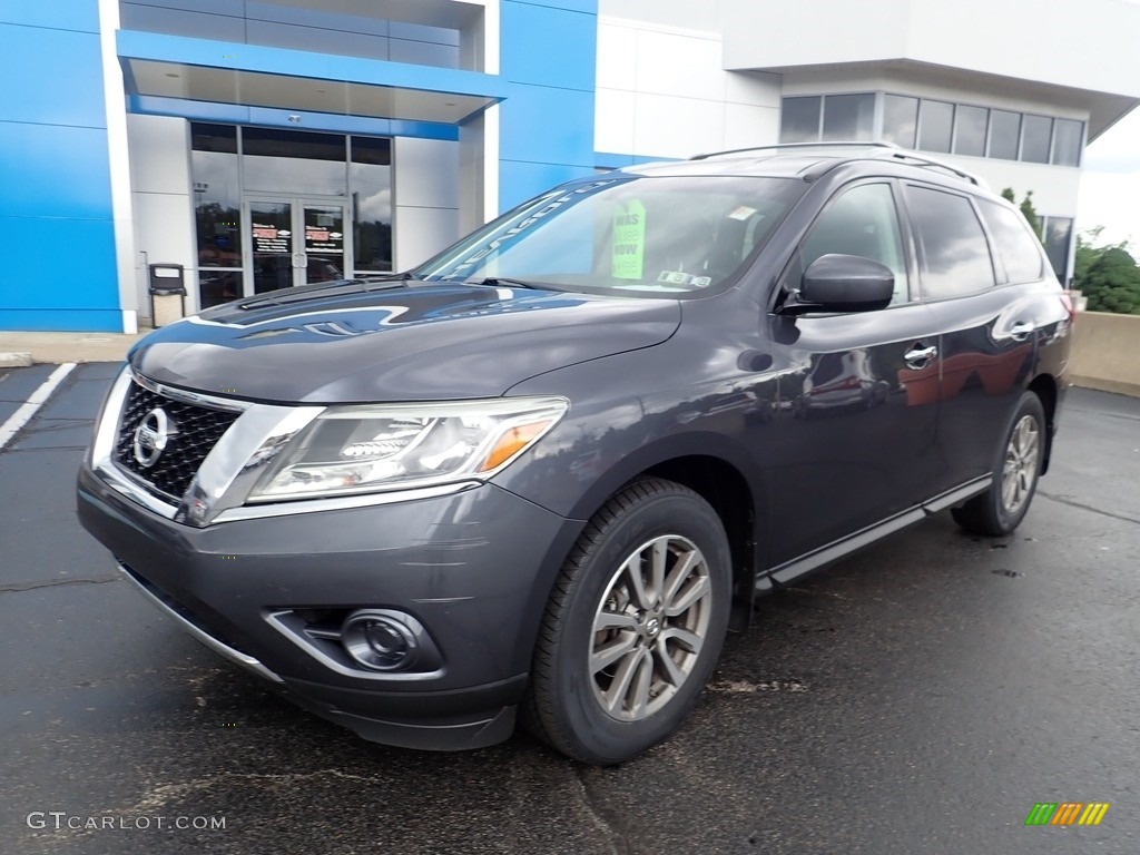 2014 Pathfinder SV AWD - Dark Slate / Charcoal photo #2