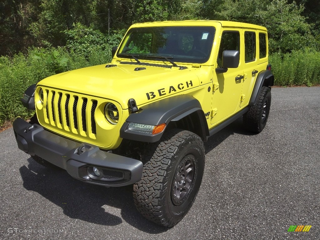 High Velocity 2022 Jeep Wrangler Unlimited Beach Edition 4x4 Exterior Photo #144377387