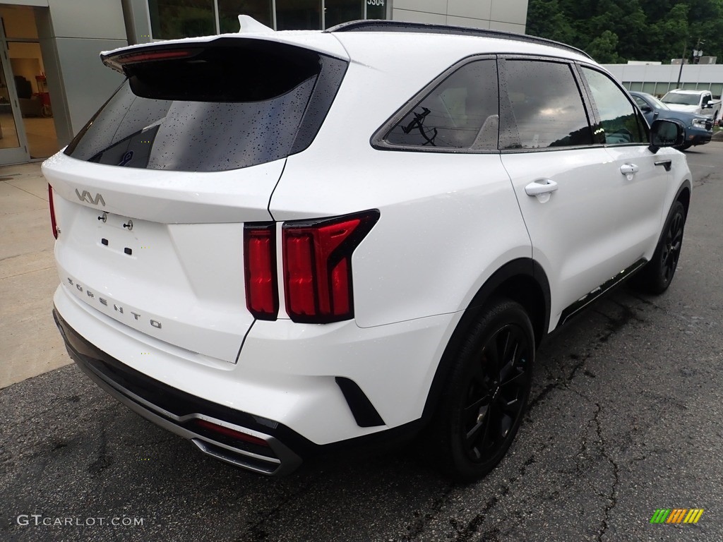 2022 Sorento SX AWD - Glacial White Pearl / Black photo #2