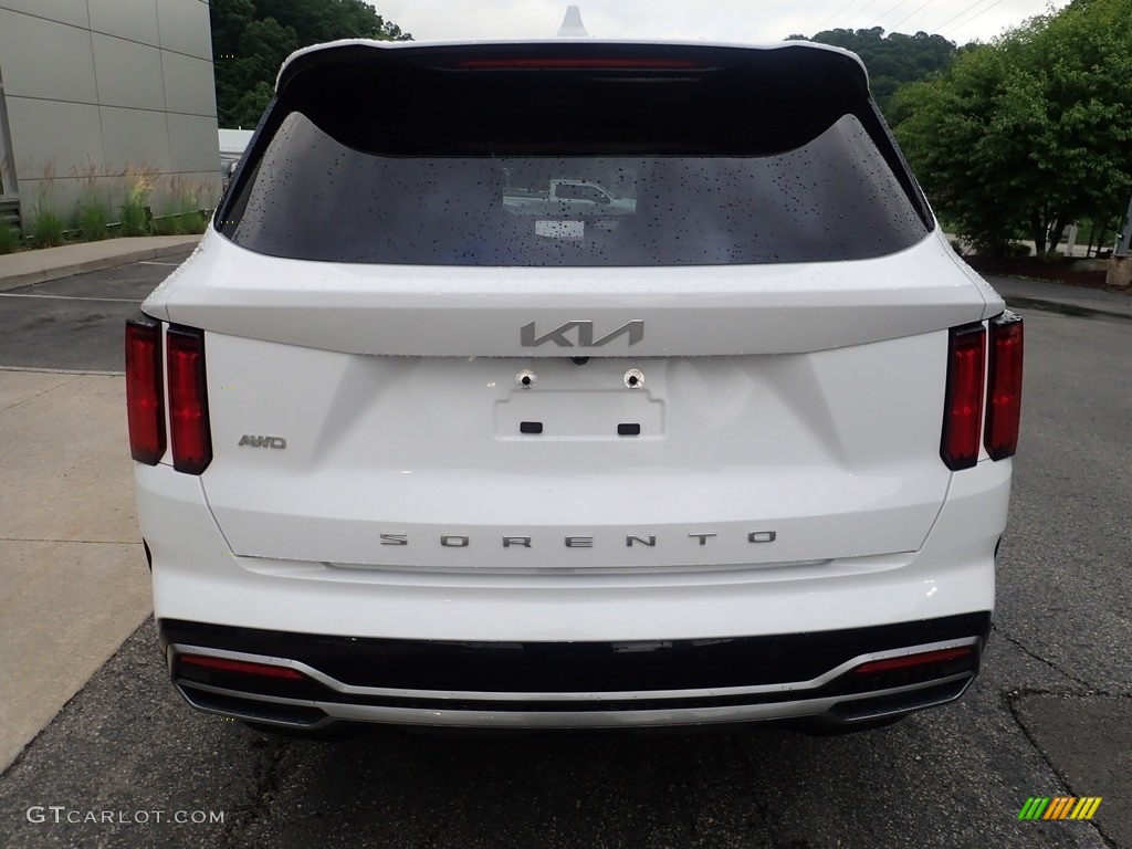 2022 Sorento SX AWD - Glacial White Pearl / Black photo #3