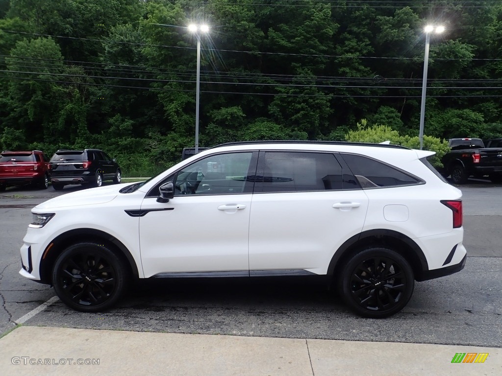 2022 Sorento SX AWD - Glacial White Pearl / Black photo #6