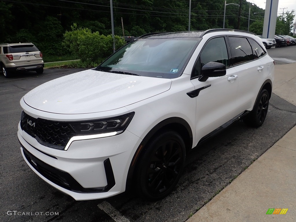 2022 Sorento SX AWD - Glacial White Pearl / Black photo #7