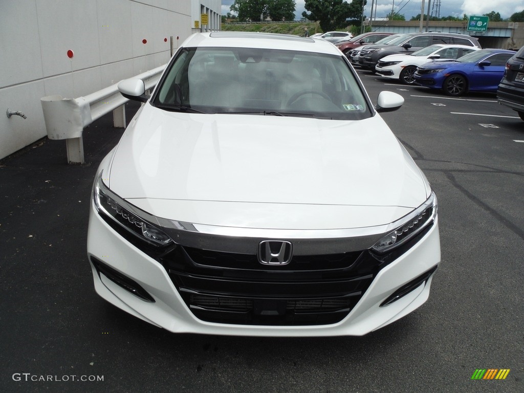 2019 Accord EX Sedan - Platinum White Pearl / Gray photo #5