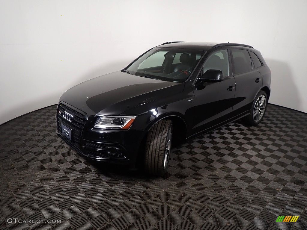 2015 SQ5 Prestige 3.0 TFSI quattro - Brilliant Black / Black/Magma Red photo #12