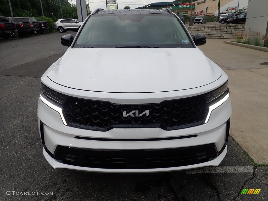 2022 Sorento SX AWD - Glacial White Pearl / Black photo #8