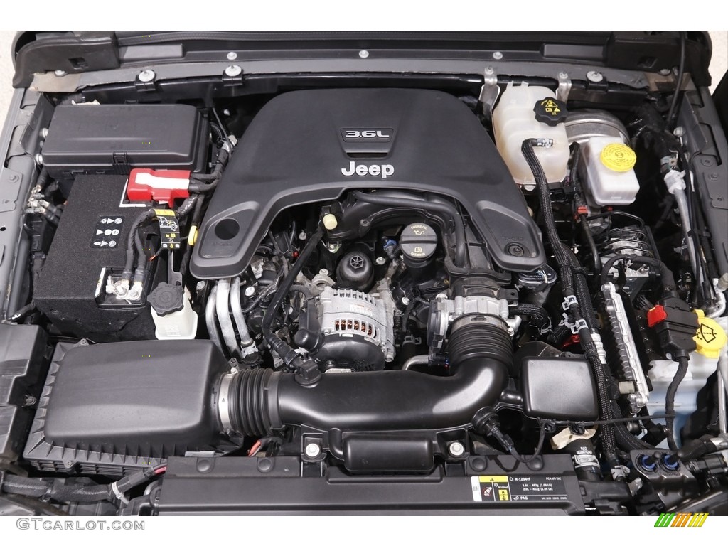 2019 Jeep Wrangler Rubicon 4x4 3.6 Liter DOHC 24-Valve VVT V6 Engine Photo #144378047
