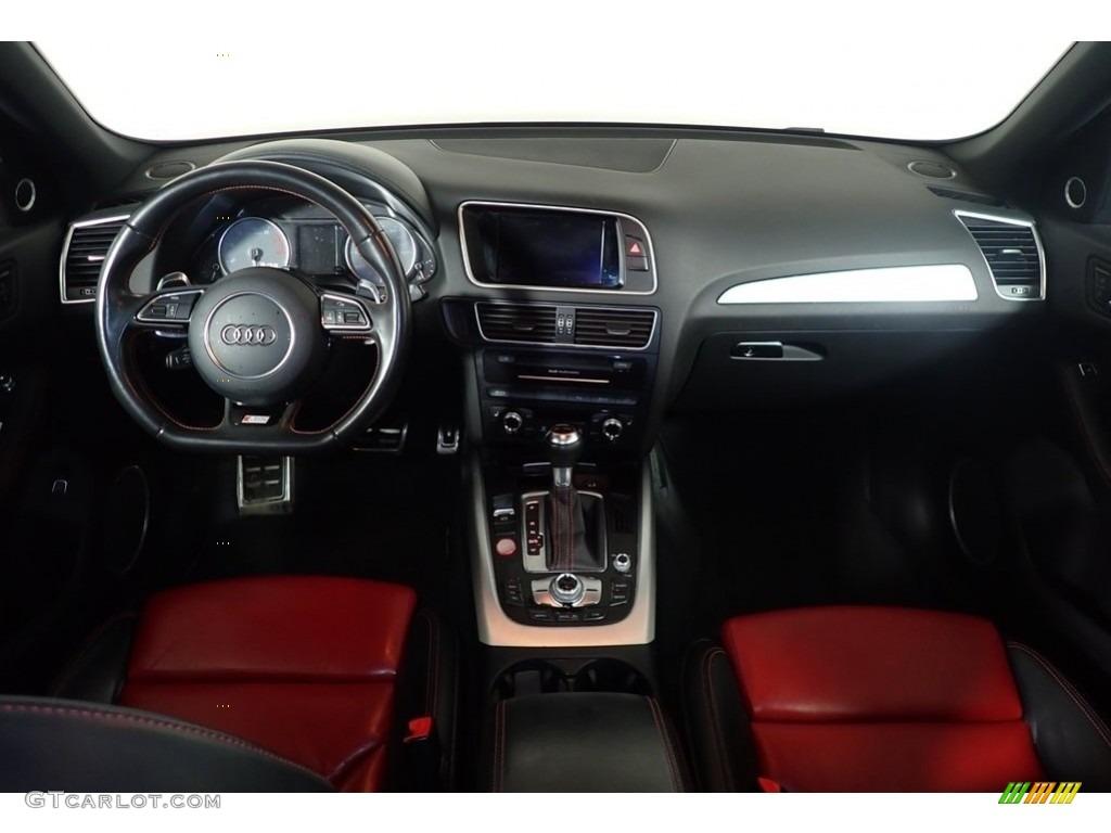 2015 SQ5 Prestige 3.0 TFSI quattro - Brilliant Black / Black/Magma Red photo #28