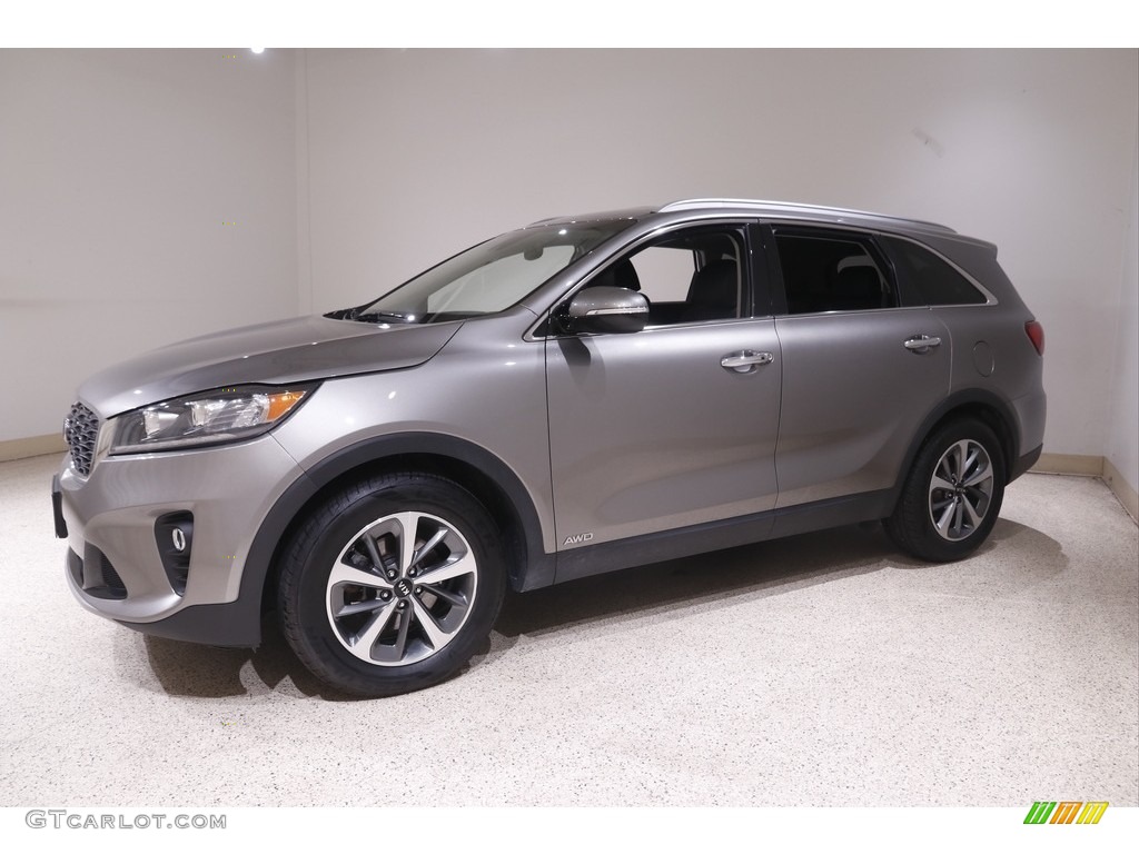 Titanium Silver 2019 Kia Sorento EX V6 AWD Exterior Photo #144378446