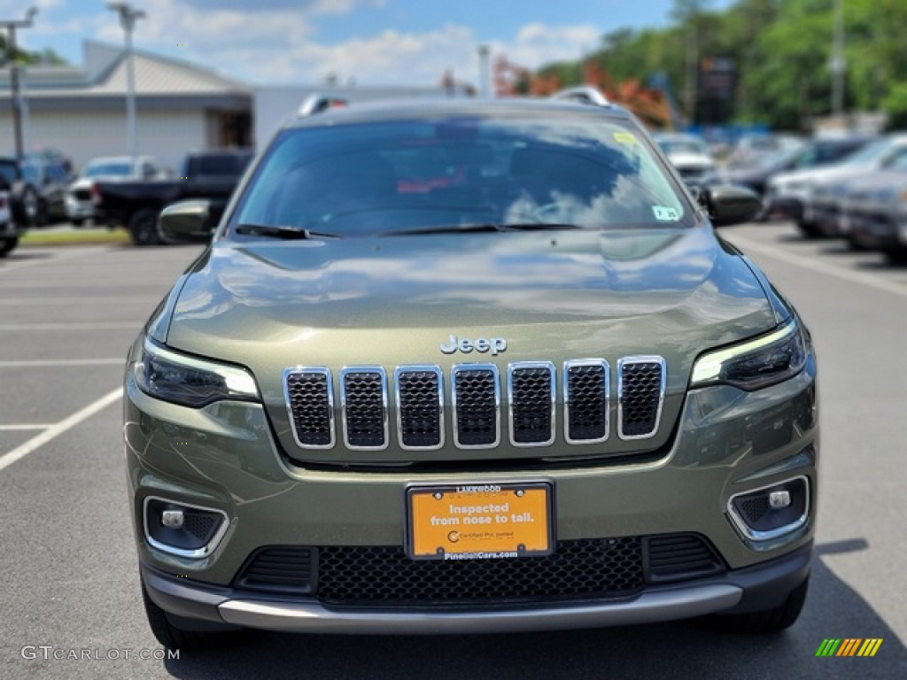 2020 Cherokee Limited 4x4 - Olive Green Pearl / Black photo #2