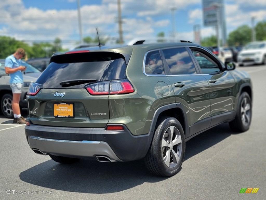 2020 Cherokee Limited 4x4 - Olive Green Pearl / Black photo #7