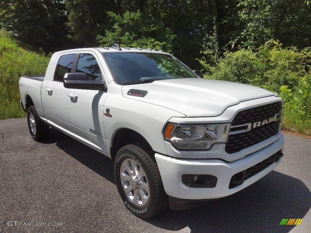 Bright White 2022 Ram 2500 Big Horn Mega Cab 4x4 Exterior Photo #144381602