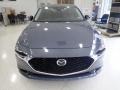 2022 Polymetal Gray Metallic Mazda Mazda3 Carbon Edition Sedan  photo #6