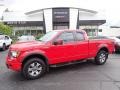 Race Red 2012 Ford F150 FX4 SuperCab 4x4