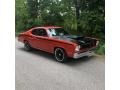 Spitfire Orange 1975 Plymouth Duster Standard Duster Model Exterior