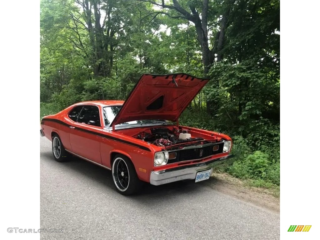 1975 Duster  - Spitfire Orange / Black photo #6