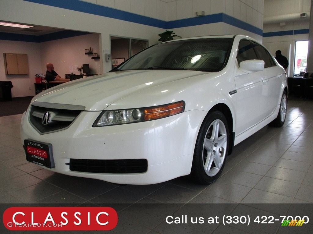 White Diamond Pearl Acura TL