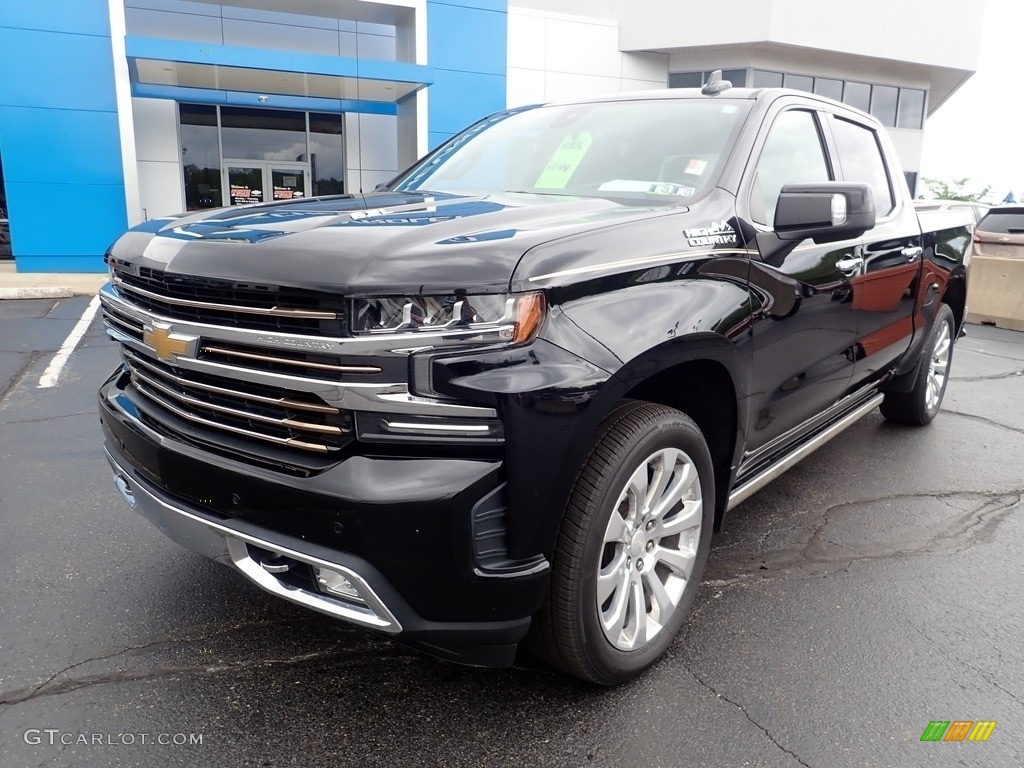 2019 Silverado 1500 High Country Crew Cab 4WD - Black / Jet Black/Umber photo #2