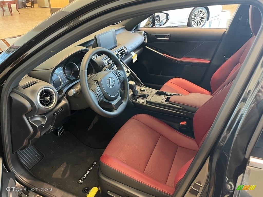 2022 IS 300 AWD - Caviar / Rioja Red photo #2