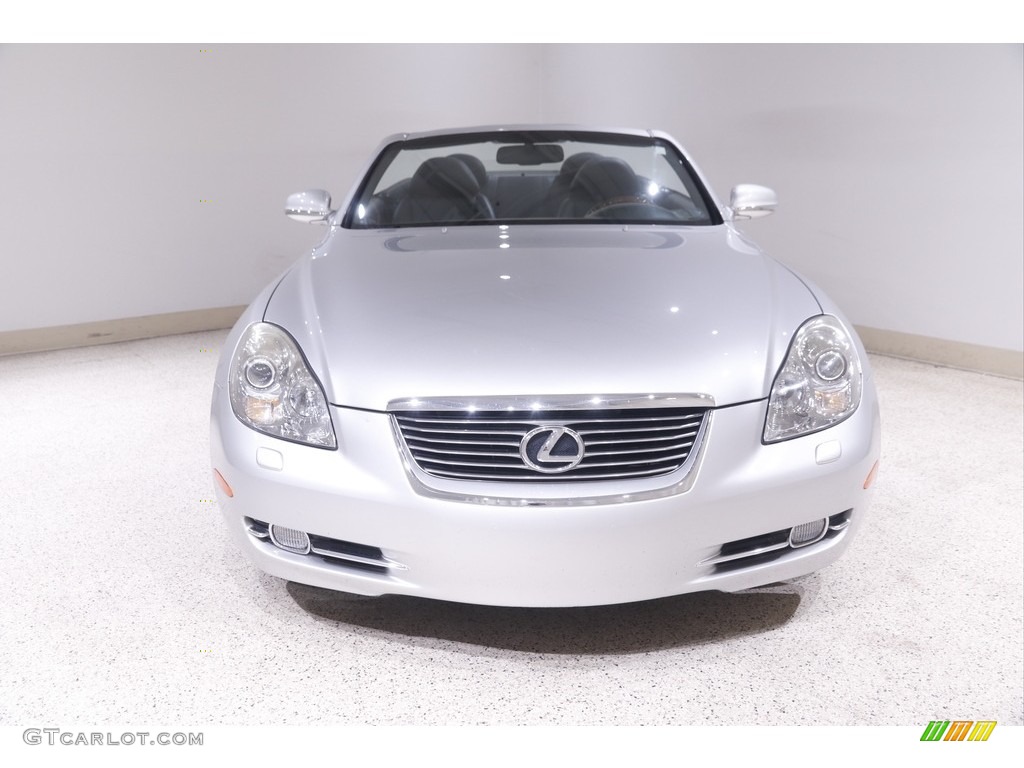 2008 SC 430 Convertible - Mercury Metallic / Black photo #3