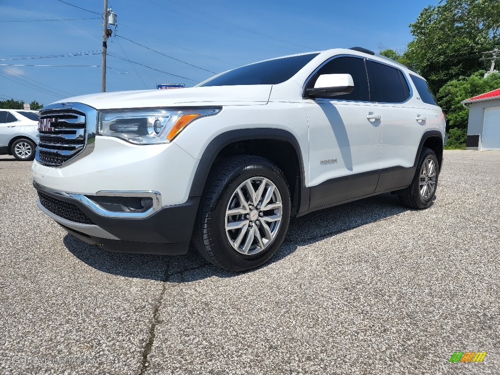 White Frost Tricoat 2017 GMC Acadia SLE Exterior Photo #144389926