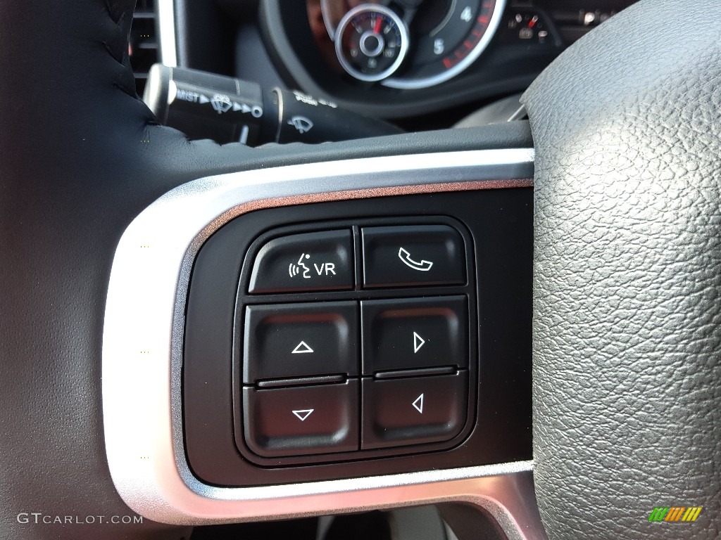 2022 Ram 2500 Big Horn Mega Cab 4x4 Black Steering Wheel Photo #144390240