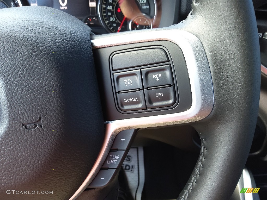 2022 Ram 2500 Big Horn Mega Cab 4x4 Black Steering Wheel Photo #144390261