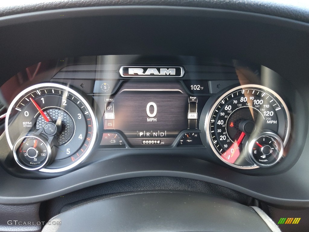 2022 Ram 2500 Big Horn Mega Cab 4x4 Gauges Photo #144390282