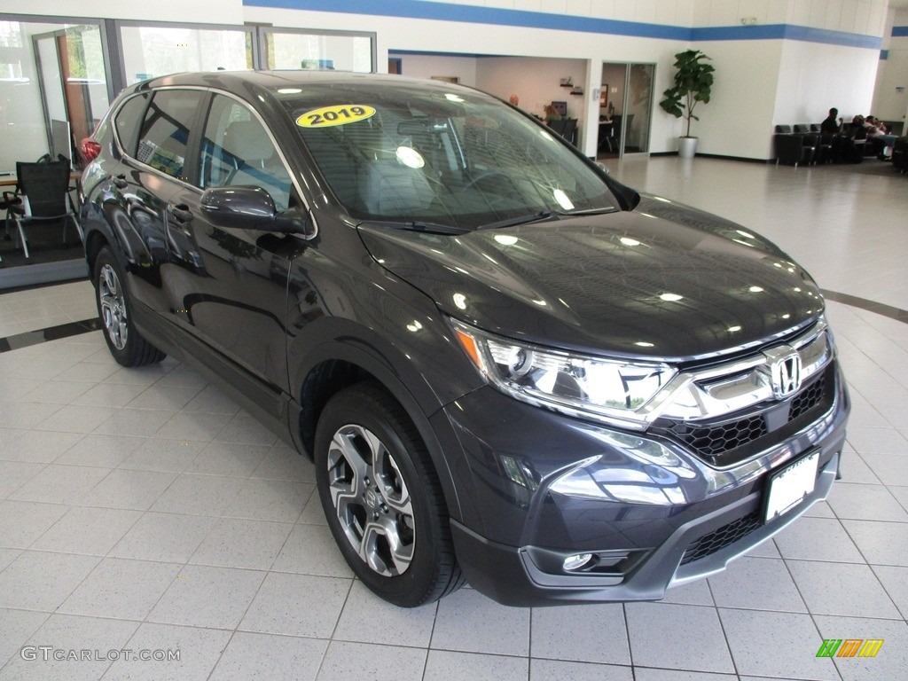 2019 CR-V EX AWD - Gunmetal Metallic / Gray photo #3