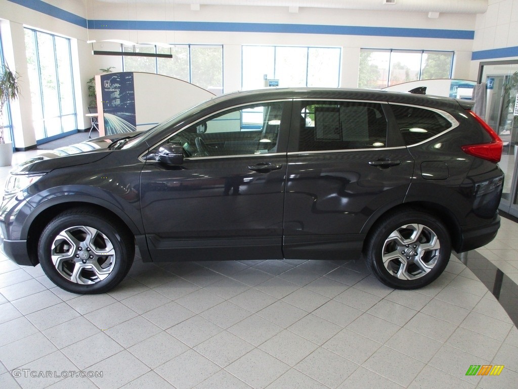 2019 CR-V EX AWD - Gunmetal Metallic / Gray photo #10