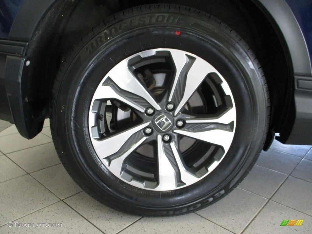 2019 CR-V LX AWD - Obsidian Blue Pearl / Gray photo #6