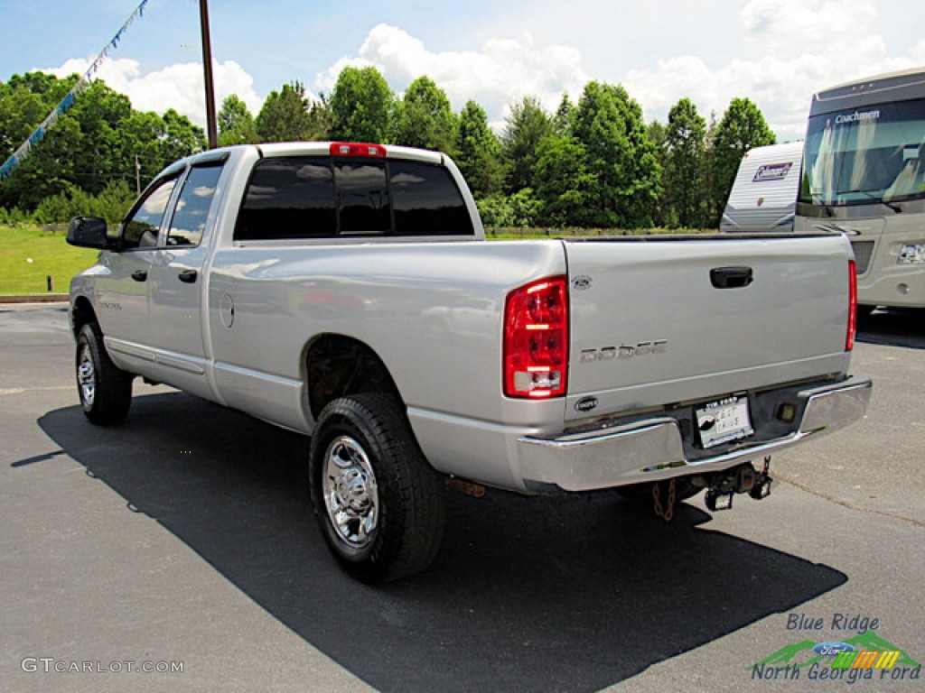 2003 Ram 3500 ST Quad Cab 4x4 - Bright Silver Metallic / Taupe photo #3