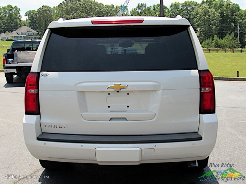 2015 Tahoe LT 4WD - White Diamond Tricoat / Cocoa/Dune photo #4