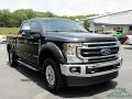 2021 Agate Black Ford F350 Super Duty Lariat Crew Cab 4x4  photo #7