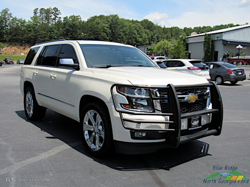 2015 Tahoe LT 4WD - White Diamond Tricoat / Cocoa/Dune photo #7