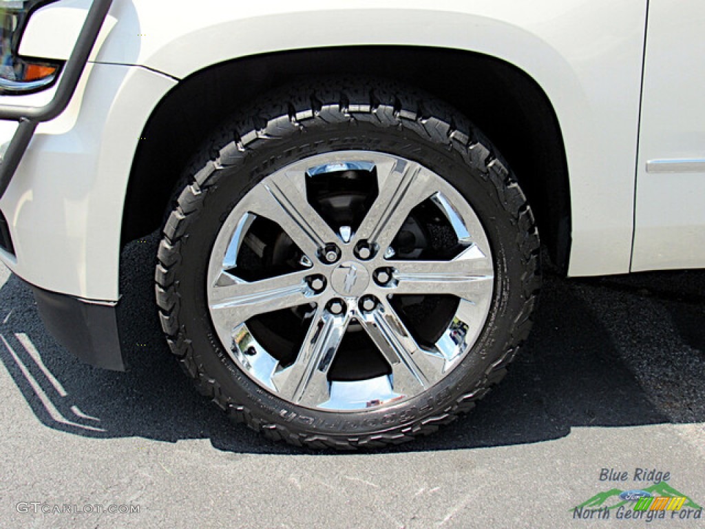 2015 Tahoe LT 4WD - White Diamond Tricoat / Cocoa/Dune photo #9