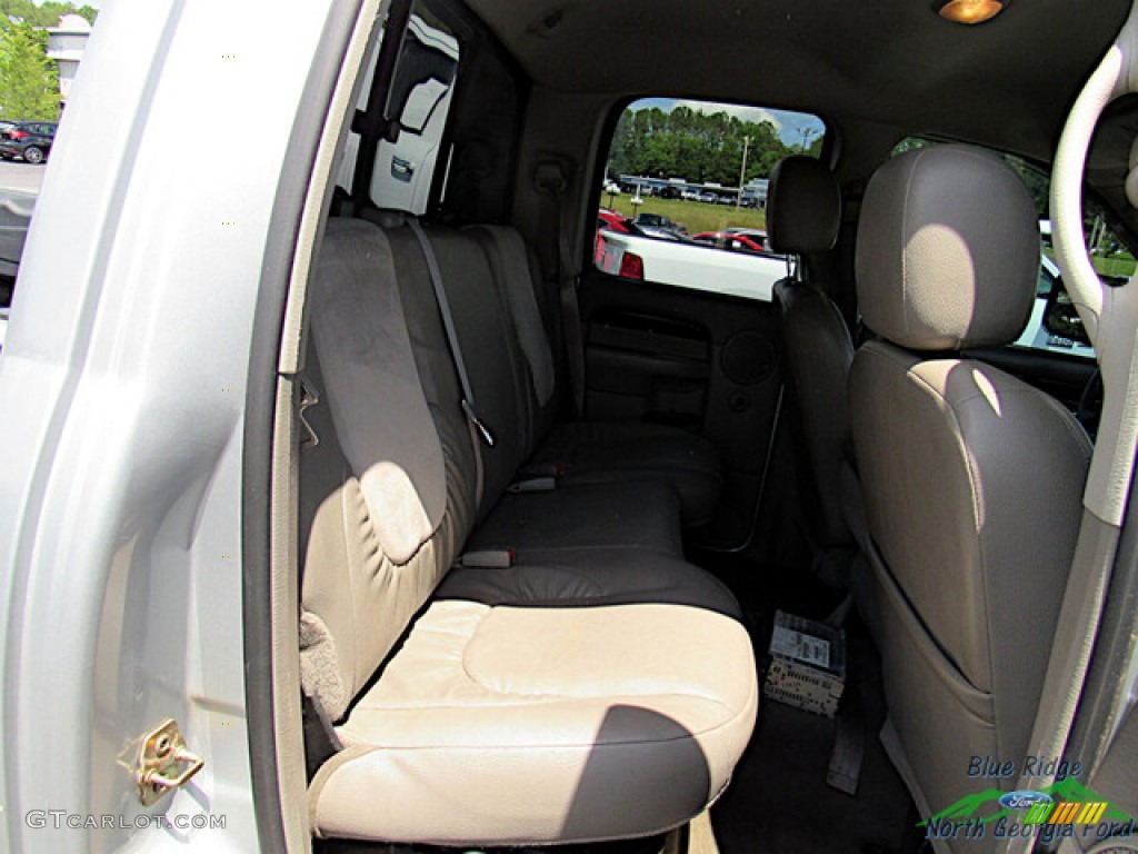 2003 Ram 3500 ST Quad Cab 4x4 - Bright Silver Metallic / Taupe photo #13