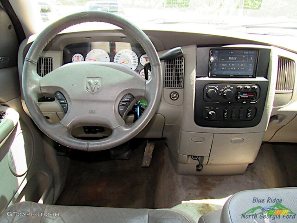 2003 Ram 3500 ST Quad Cab 4x4 - Bright Silver Metallic / Taupe photo #16