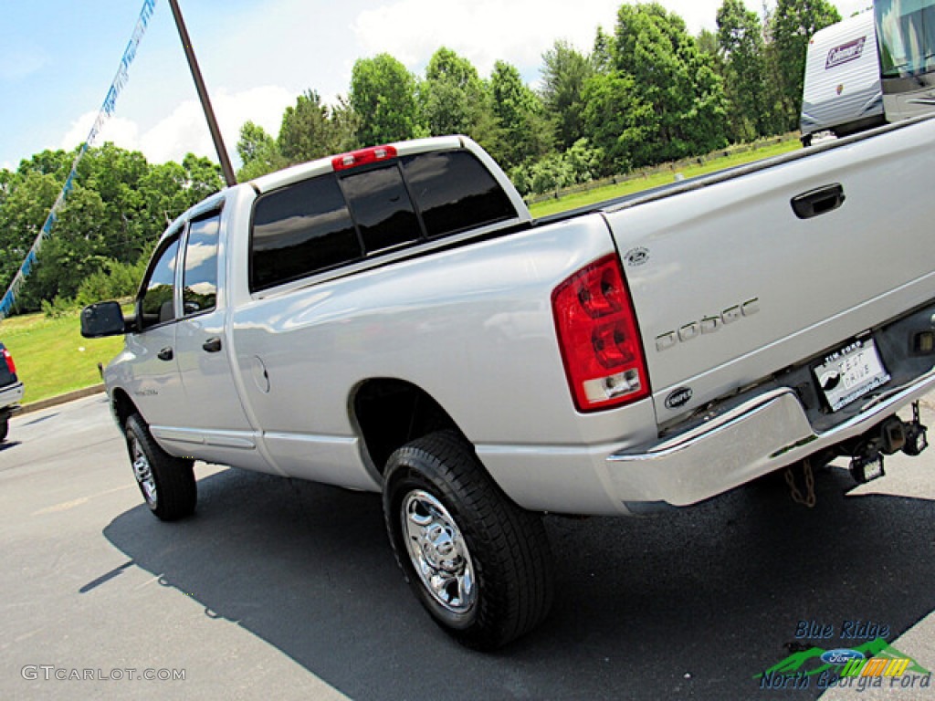 2003 Ram 3500 ST Quad Cab 4x4 - Bright Silver Metallic / Taupe photo #22