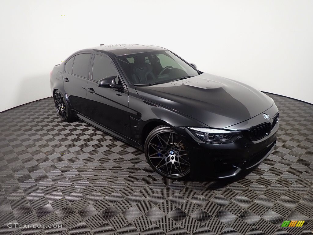 2018 M3 Sedan - Black Sapphire Metallic / Black photo #3